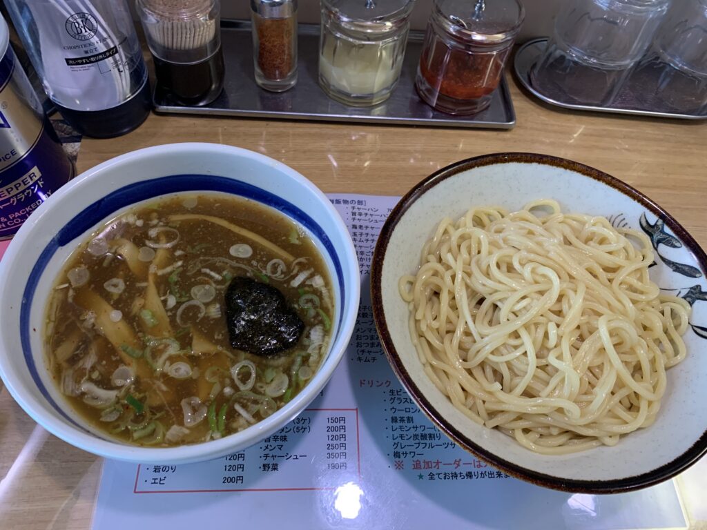 大勝軒のつけ麺